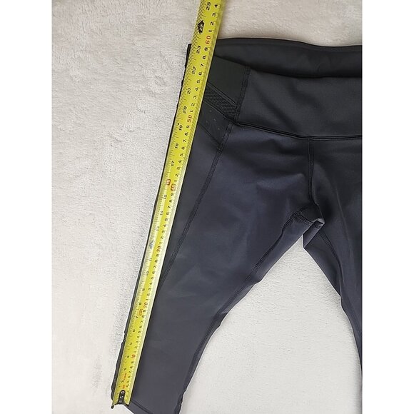 Lululemon Women's Just Breathe Leggings Size 6 Black Mesh Polkadot - Picture 7 of 8